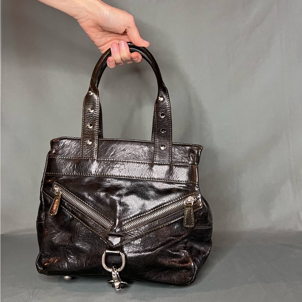 Sabina New York - Elegant Black Leather Handbag